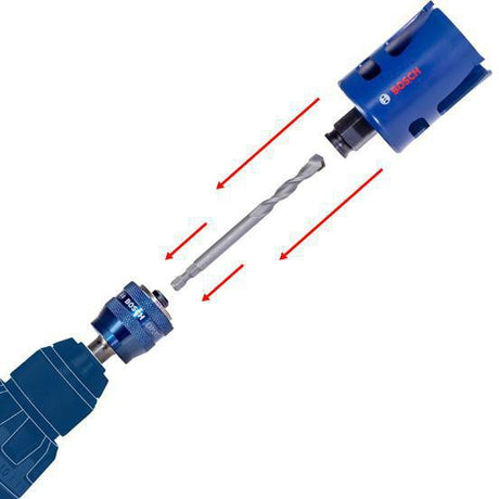 Bosch Lochsägensatz Expert Tough Material 15-tlg. 20-76 mm, Schnitttiefe 60 mm