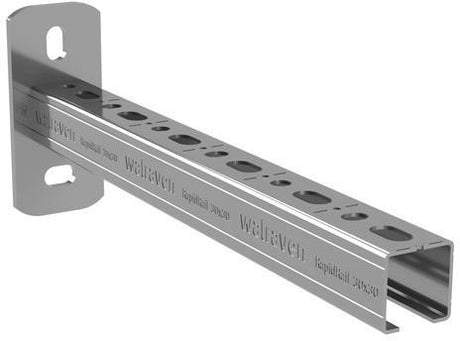 Walraven Wandkonsole RapidRail 30x30 mm, 250 mm lang, elektrolytisch verzinkt