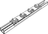 Walraven Schienenverbinder RapidRail ev 200x35x25 – Stahl, verzinkt, für C-Profil