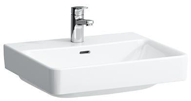 LAUFEN PRO S Aufsatzwaschtisch 550x465 mm, 1 Hahnloch, ohne Überlauf, weiß
