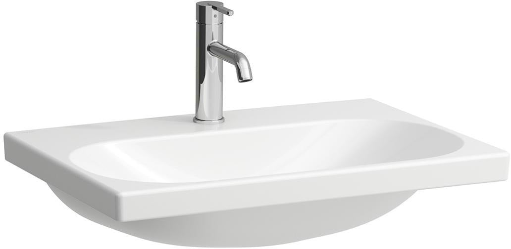 LAUFEN Waschtisch LUA 65x46 cm unterbaufähig mit Überlauf, 1 Hahnloch, weiß