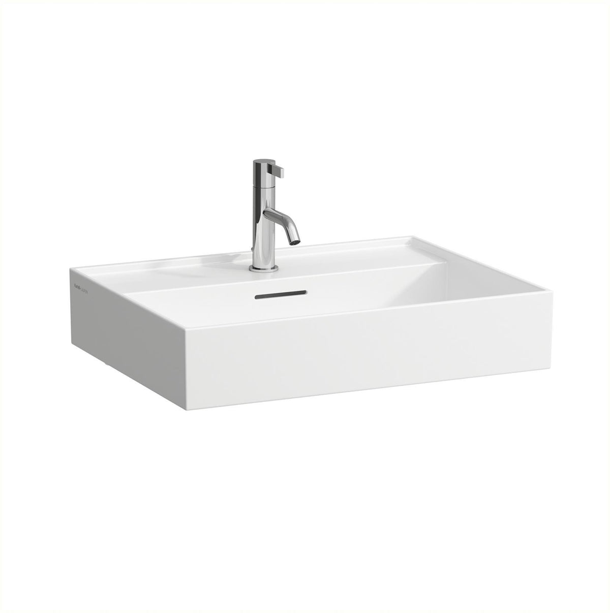 LAUFEN Aufsatzwaschtisch KARTELL 600x460 mm mit Überlauf und 1 Hahnloch in Weiß