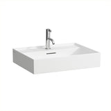 LAUFEN Aufsatzwaschtisch KARTELL 600x460 mm mit Überlauf und 1 Hahnloch in Weiß