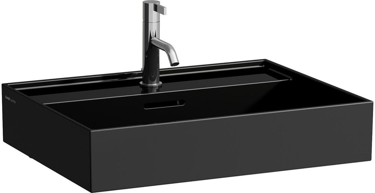 LAUFEN Aufsatzwaschtisch KARTELL 600x460 mm mit Überlauf und 1 Hahnloch in Weiß