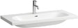 LAUFEN Aufsatzwaschtisch LUA 100x46 cm mit Überlauf, 1 Hahnloch, weiß – Designer Toan Nguyen