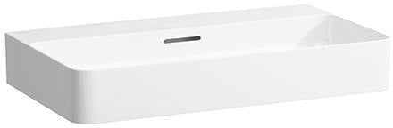 LAUFEN Aufsatzwaschtisch VAL 750x420mm weiß mit Überlauf und 1 Hahnloch