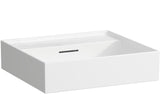 LAUFEN Aufsatzwaschtisch KARTELL 500x460 mm, 1 Hahnloch, mit Überlauf, weiß