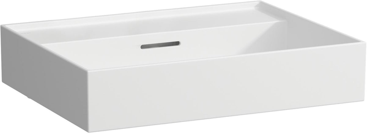 LAUFEN Aufsatzwaschtisch KARTELL 600x460 mm mit Überlauf und 1 Hahnloch in Weiß