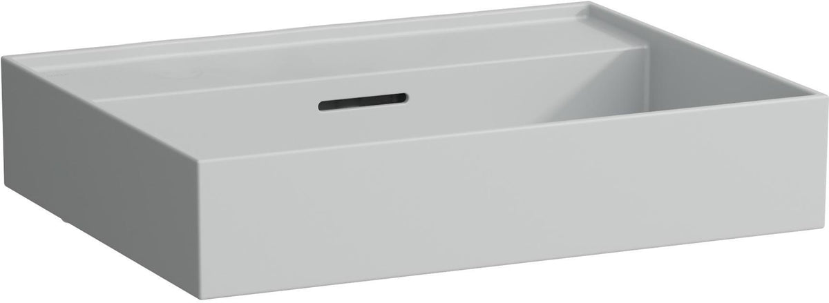 LAUFEN Waschtisch KARTELL 600x460mm Unterbau mit Überlauf, 1 Hahnloch, weiß
