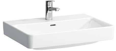 LAUFEN PRO S Aufsatzwaschtisch 550x465 mm, 1 Hahnloch, ohne Überlauf, weiß