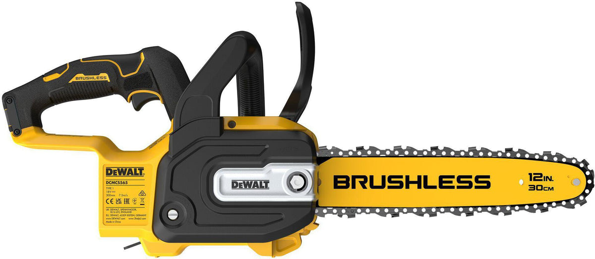 DEWALT Akku-Kettensäge DCMCS565N 18 V/54 V XR FLEXVOLT – bürstenloser Motor, 30 cm Schwert