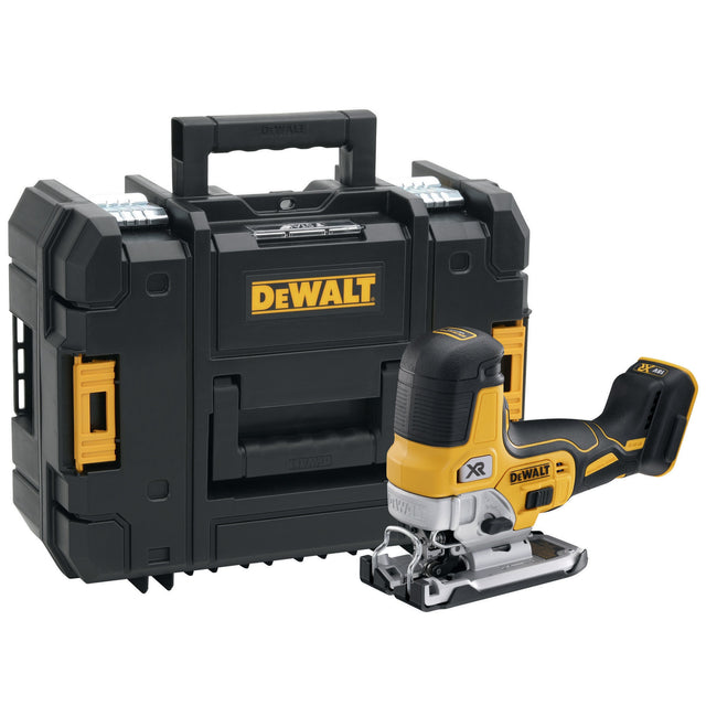 DEWALT Akku-Stichsäge DCS335NT 18/54 V – bürstenloser Motor, 135 mm Schnitttiefe in Holz