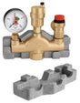 CALEFFI Kesselgruppe 302 mit Isolierung, 1 Zoll, 3 bar, bis 50 kW