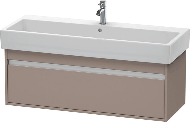 DURAVIT Ketho Waschtischunterbau 1150 mm wandhängend basalt matt 1 Auszug