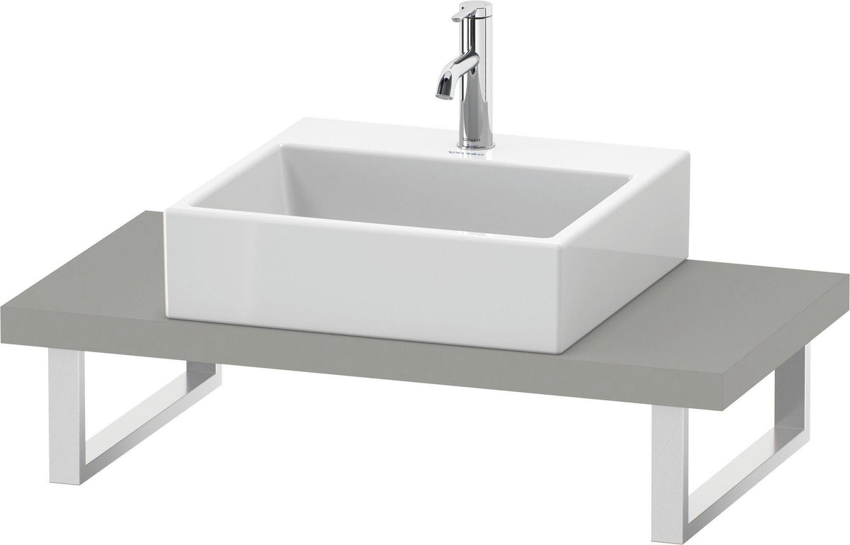 Duravit DuraStyle Konsole variabel 480 mm weiß matt – wandhängend mit Ausschnitt