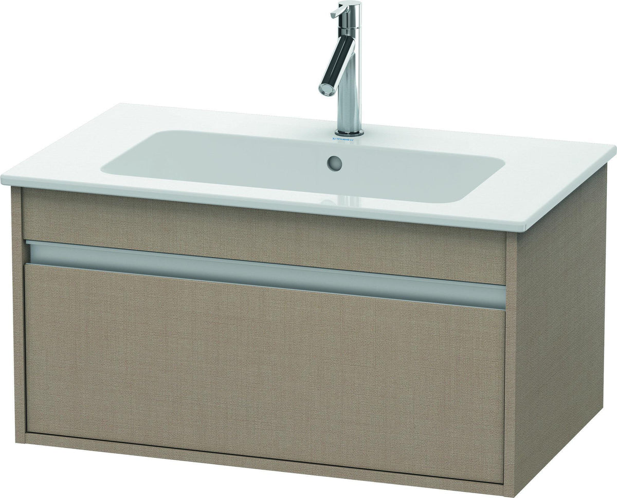 Duravit Ketho Waschtischunterbau 800 mm betongrau matt mit 1 Auszug und Soft-Close