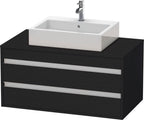 eiche schwarz / 2 Schubkästen / Eiche