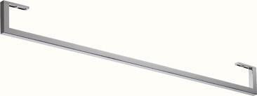 DURAVIT Handtuchhalter Universal Schwarz Matt 449 mm – 1 Arm, Montage an Waschtisch