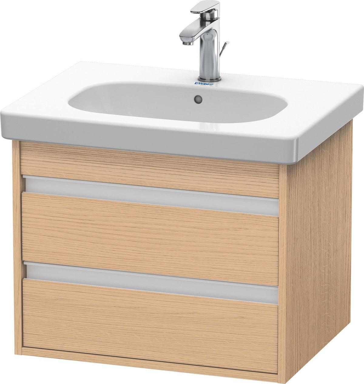 Duravit Ketho Waschtischunterbau 455x600x480mm wandhängend 2 Schubkästen basalt matt