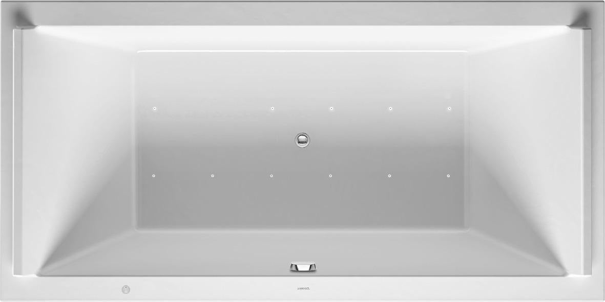 DURAVIT Starck Whirlwanne 2000x1000 mm Weiß – 2-Sitzer mit Combi-System L, 18 Düsen & Unterwasserbeleuchtung