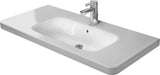 DURAVIT DuraStyle Möbelwaschtisch 1000 mm mit Überlauf, ohne Hahnloch, weiß