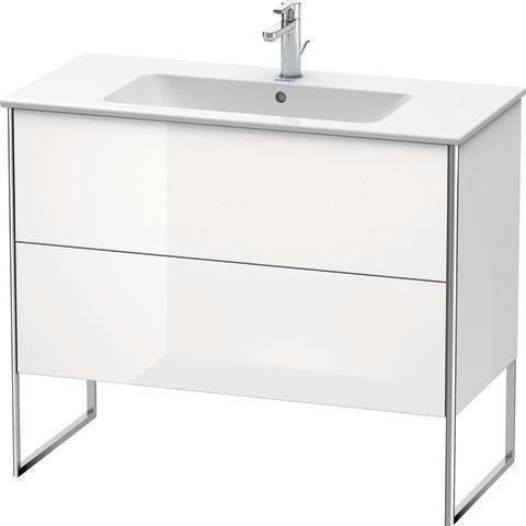 Duravit XSquare Waschtischunterbau 1010 mm mit 2 Auszügen, s-matt, Eiche Ahorn, Midi