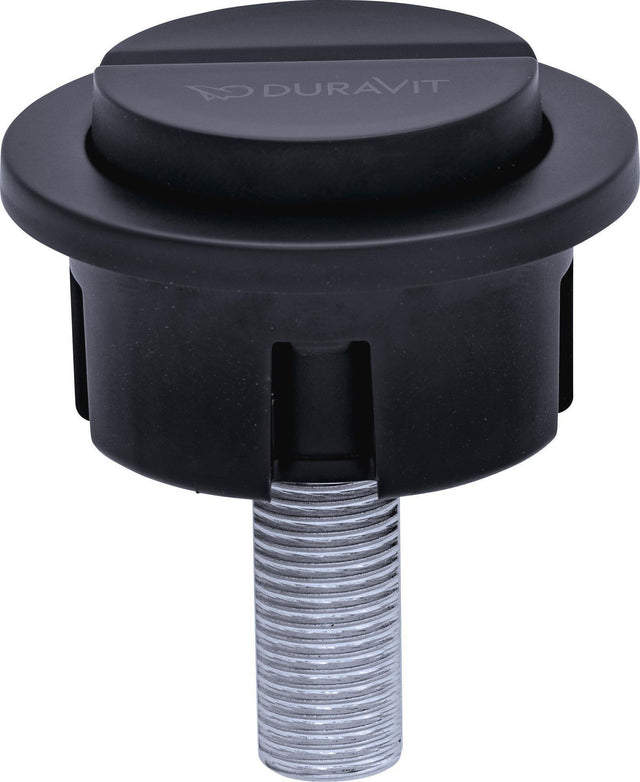 DURAVIT Universal Drücker Spülkasten 135x11,5 mm Dual Flush Schwarz Matt – Ersatzteil