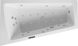 DURAVIT Paiova Whirlwanne 1700x1000 mm weiß Einbauversion Ecke links Combi L mit Unterwasserbeleuchtung