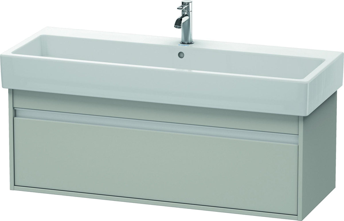 DURAVIT Ketho Waschtischunterbau 1150 mm wandhängend basalt matt 1 Auszug