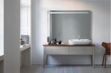 DURAVIT Luv Waschtischunterbau bodenstehend 1733 mm, 2 Auszüge, weiß seidenmatt, Becken links