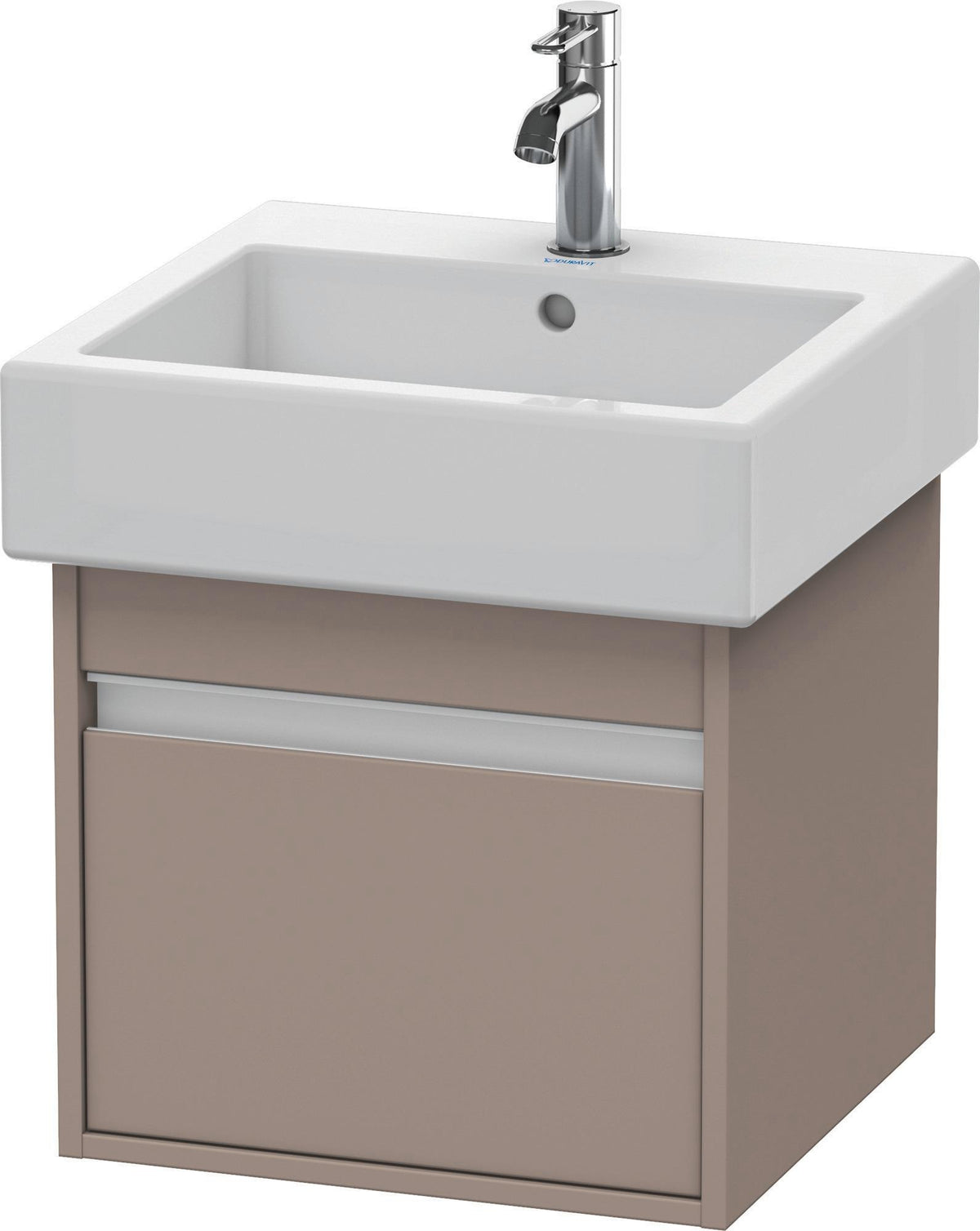 DURAVIT Ketho Waschtischunterbau wandhängend 440x450x410 mm 1 Auszug basalt matt