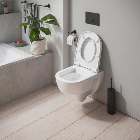 DURAVIT D-Code 2.0 WC-Sitz ohne Absenkautomatik, abnehmbar, Edelstahlscharniere, Weiß