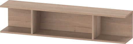 DURAVIT Ketho.2 Wandregal 800 mm Eiche Terra – 3 offene Fächer, inkl. Befestigung
