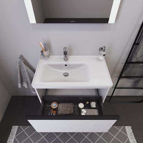 DURAVIT Licht & Spiegel Wandspiegel 1300x700mm mit LED-Beleuchtung und Sensorschalter – Weiß