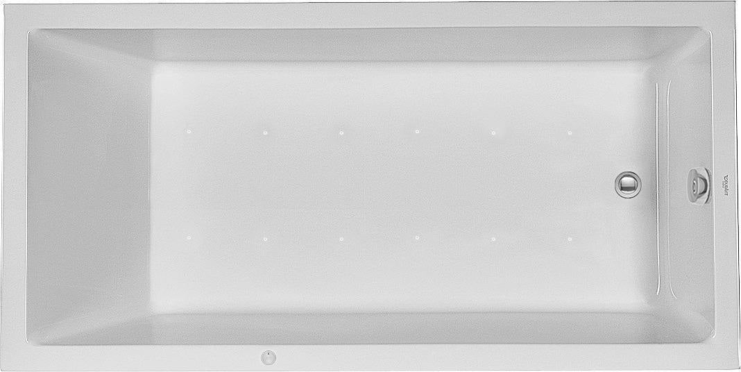 DURAVIT Starck Whirlwanne 1800x900 mm Einbau Weiß mit Combi-System L
