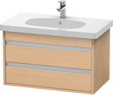 DURAVIT Waschtischunterbau Ketho wandhängend 800 mm, 2 Schubkästen, weiß matt, für D-Code 034285