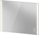 Duravit XViu Spiegel mit Beleuchtung 1020x800 mm schwarz matt – Touchless, IP44, Spiegelheizung