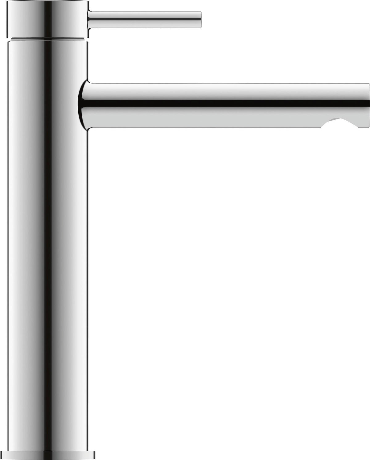 DURAVIT Circle Einhebel-Waschtischmischer L ohne Zugstange, Chrom – Keramikmischsystem