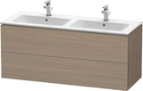 DURAVIT L-Cube Waschtischunterbau 1290 mm Amerikanischer Nussbaum, wandhängend, 2 Schubkästen
