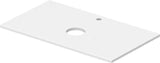 DURAVIT Sivida Konsole 880x500 mm, 1 Ausschnitt, Weiß, Duro Cast Smooth