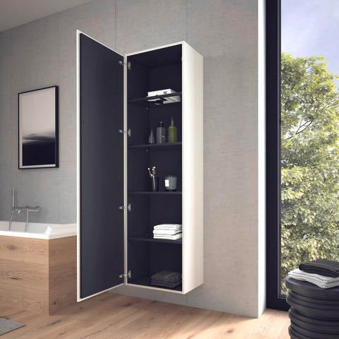 Duravit L-Cube Hochschrank 500 mm weiß hochglanz, 1 Tür links, wandhängend