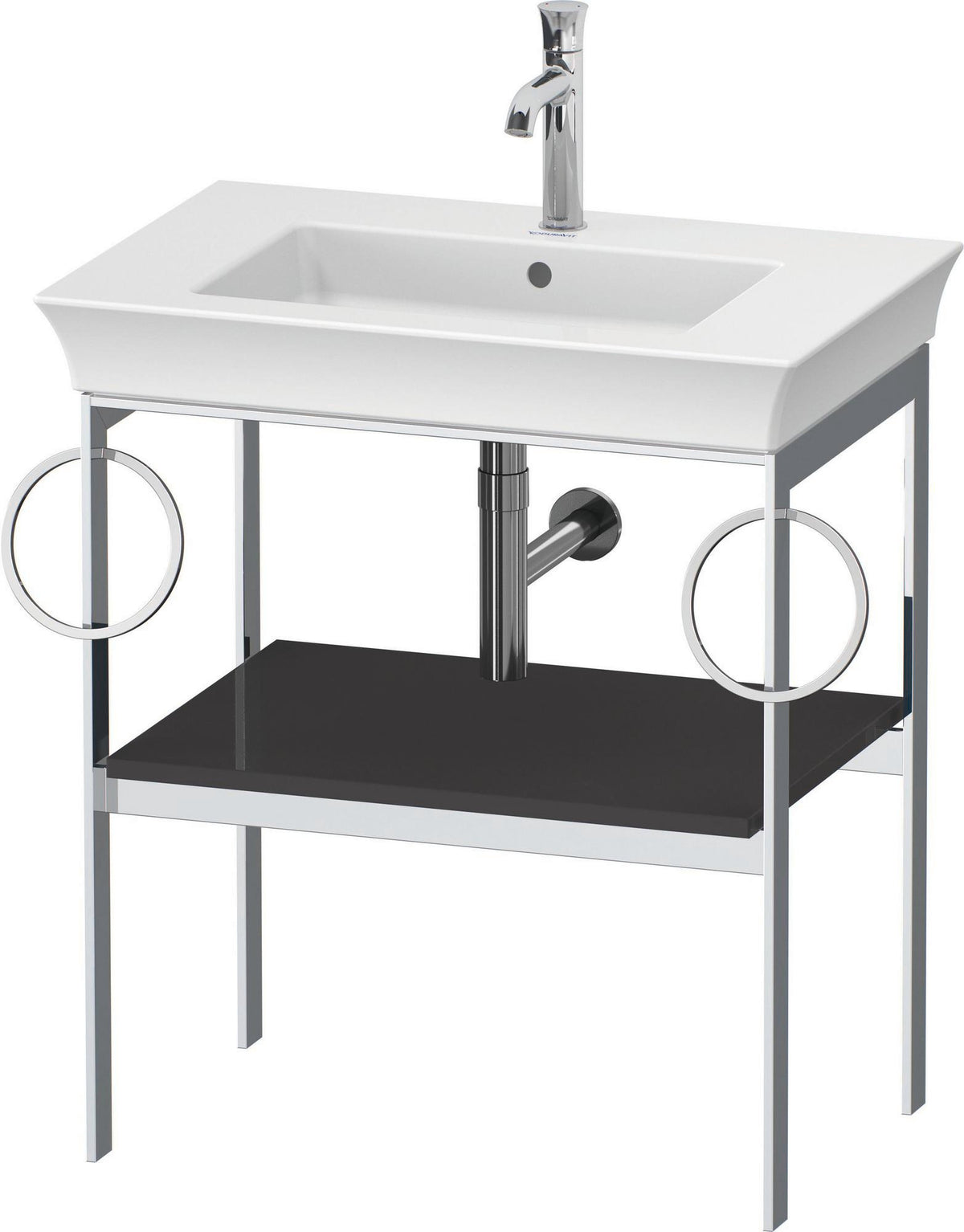 DURAVIT White Tulip Metallkonsole 684 mm – Design von Philippe Starck mit Höhenausgleich