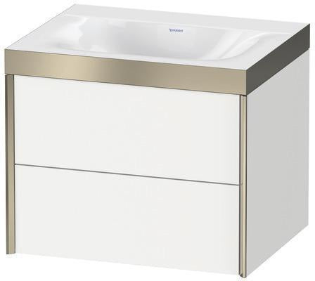 Duravit Möbelwaschtischset XVIU 600x480mm Cha ma / ta s-matt Ra 83 o HL