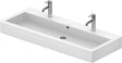 Duravit Waschtisch Vero 1200 mm mit Überlauf, Hahnlochbank und 1 Becken in Weiß