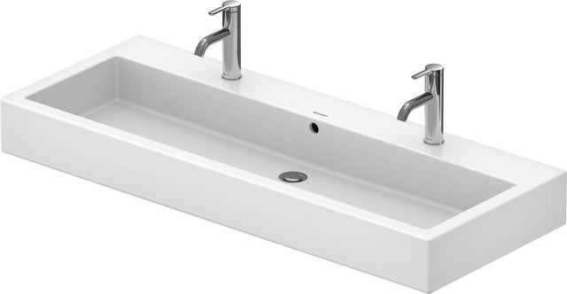 Duravit Waschtisch Vero 1200 mm mit Überlauf, Hahnlochbank und 1 Becken in Weiß