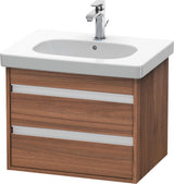 Duravit Ketho Waschtischunterbau 455x600x480mm wandhängend 2 Schubkästen basalt matt