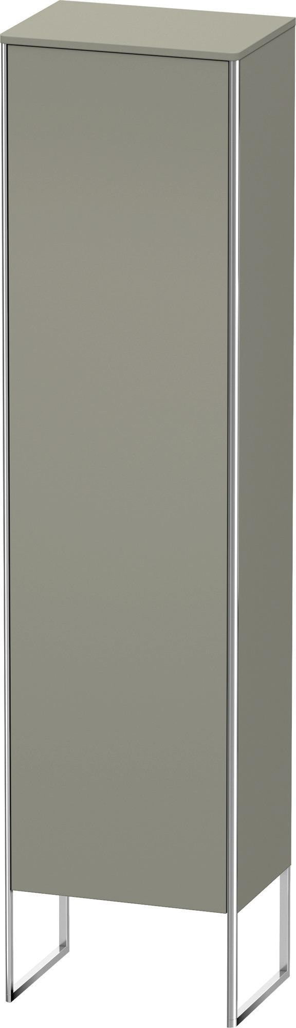 DURAVIT XSquare Hochschrank 2016x500x356 mm, flannel grey seidenmatt, Anschlag rechts