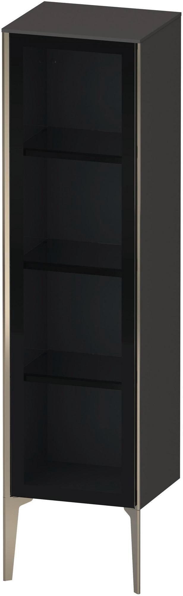DURAVIT XViu Halbhochschrank 400 mm Parsolglas matt mit Tip-on Technik