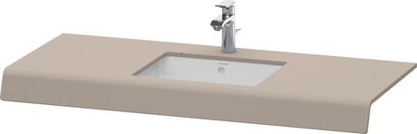 DURAVIT DuraStyle Konsole 800 mm betongrau matt – Wandhängend mit 1 Ausschnitt