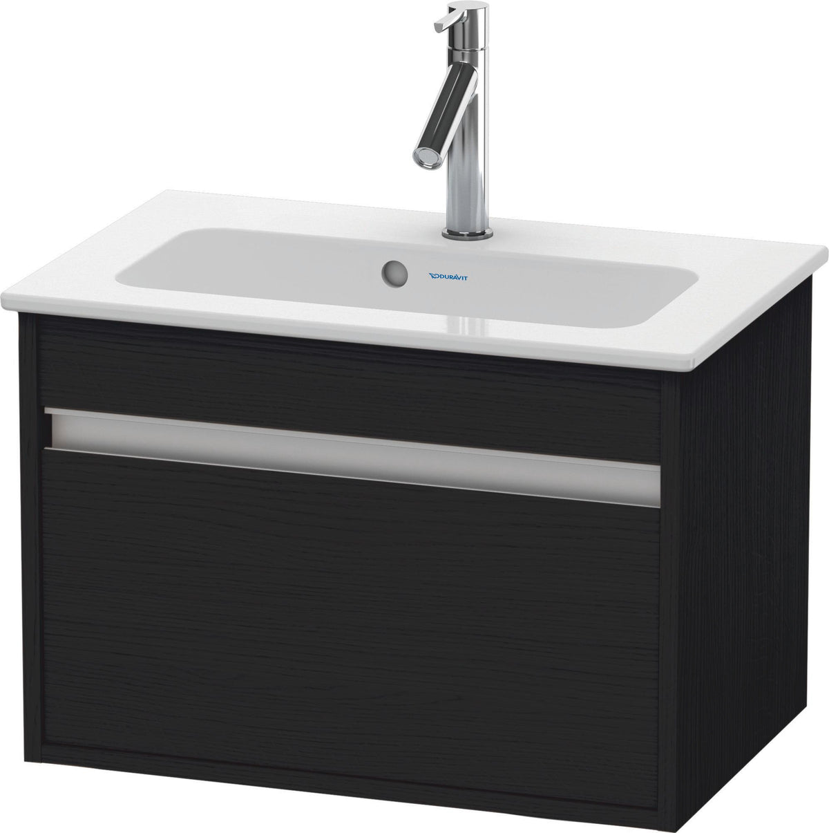 DURAVIT Ketho Waschtischunterbau 600 mm betongrau matt mit 1 Auszug und Soft-Close